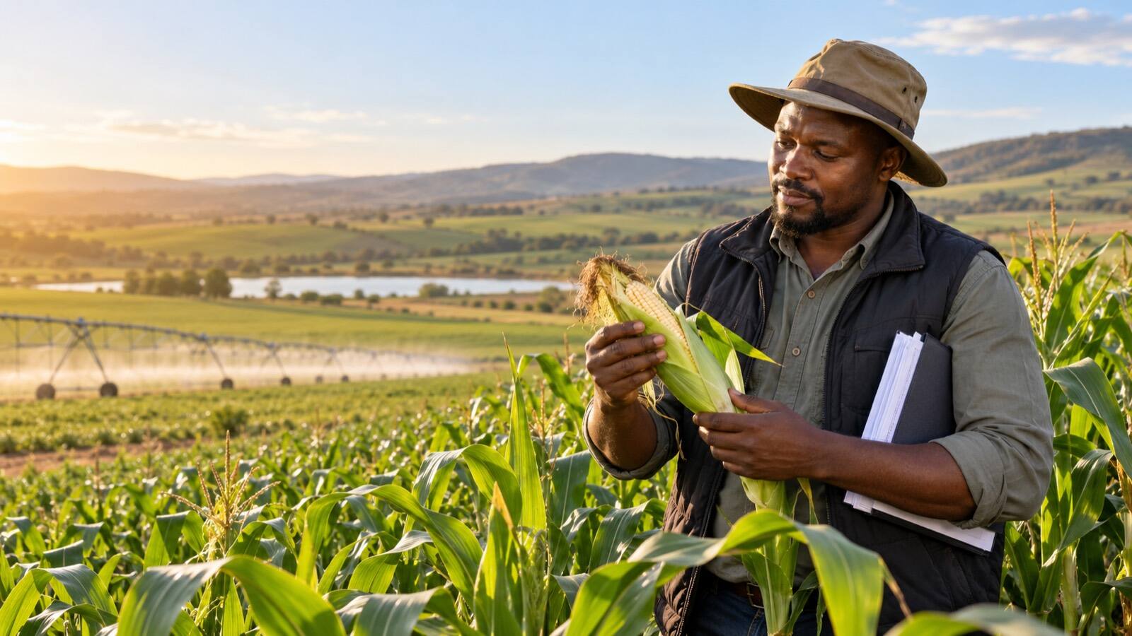 A South African business owner at work.