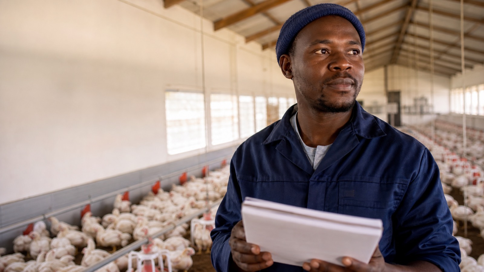 A South African business owner at work.