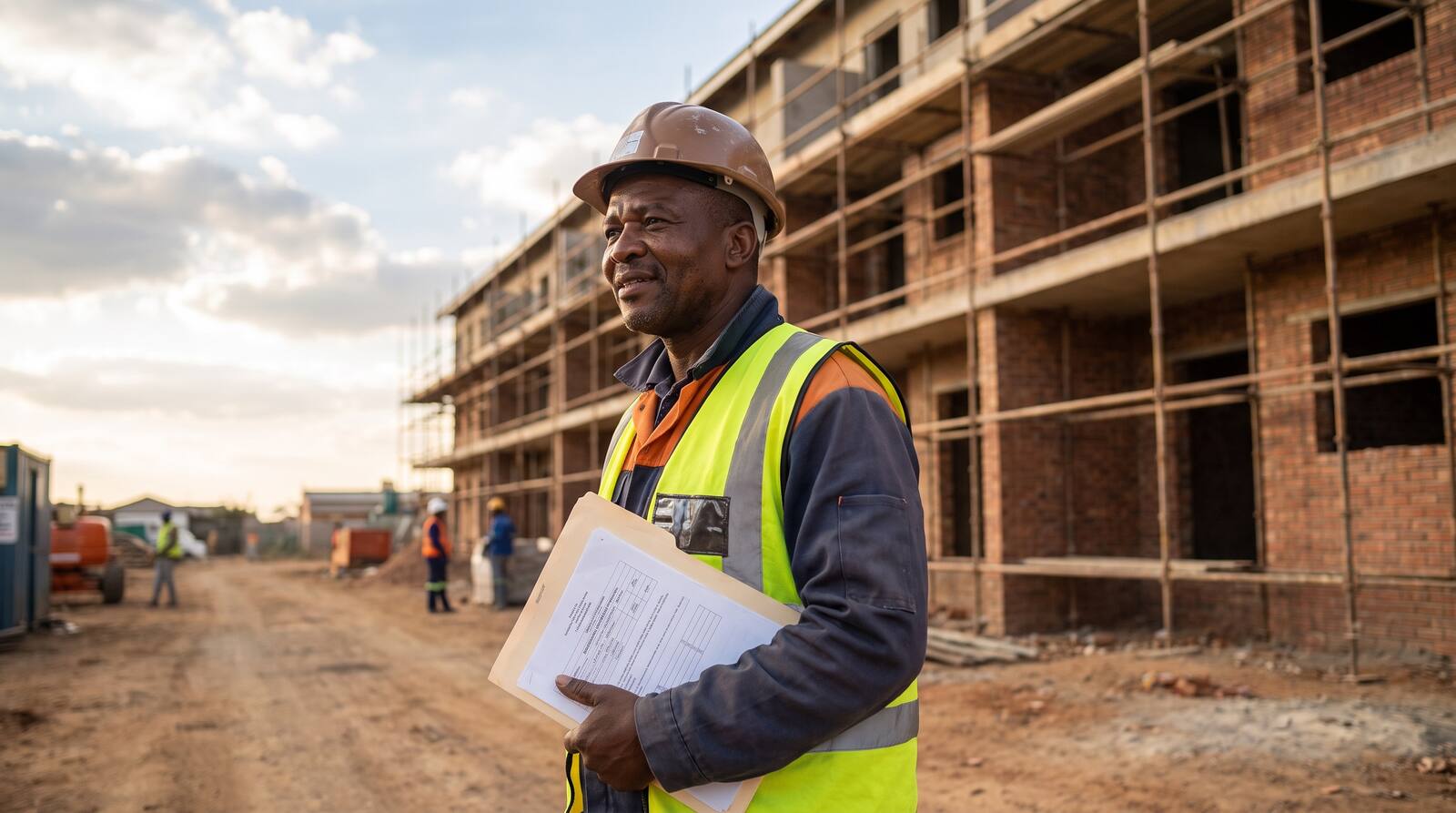 A South African business owner at work.