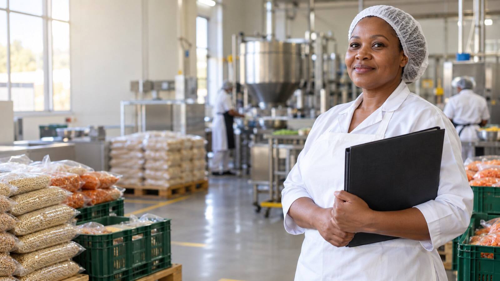 A South African business owner at work.