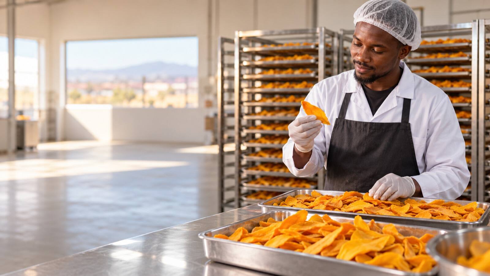 A South African business owner at work.