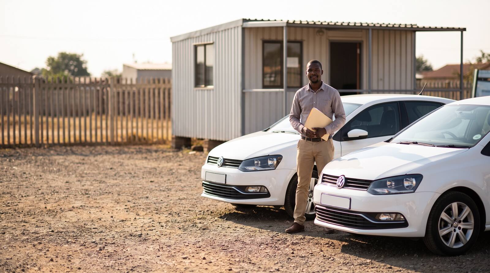 A South African business owner at work.