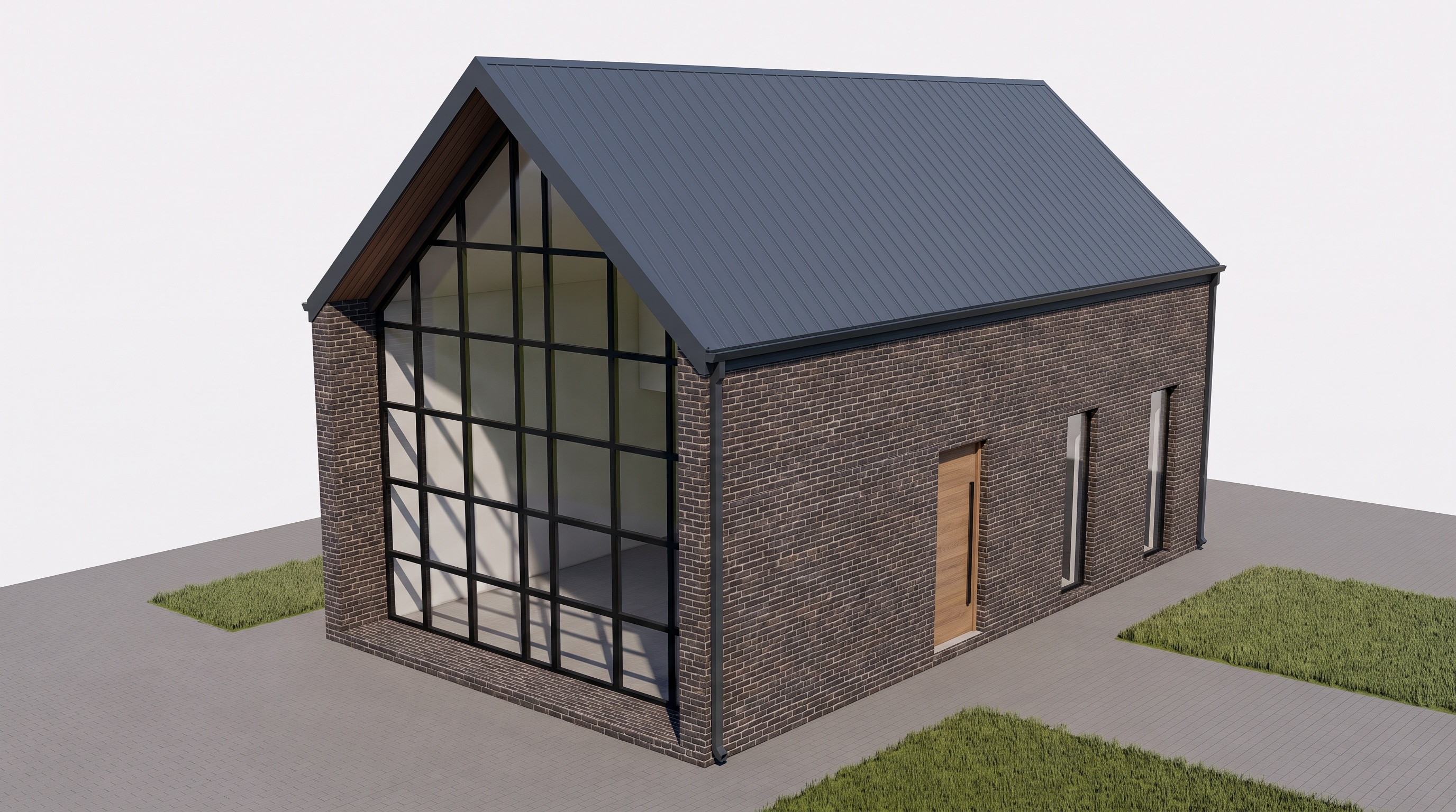Indicative 3D render of the finished double volume home